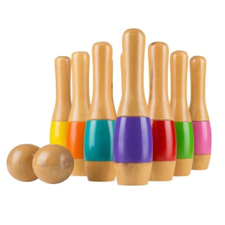 Toy Time Lawn Bowling Game / Skittle Ball for Indoor / Outdoor for Toddlers, Kids, Adults (9.5 Inch) 440093GKZ